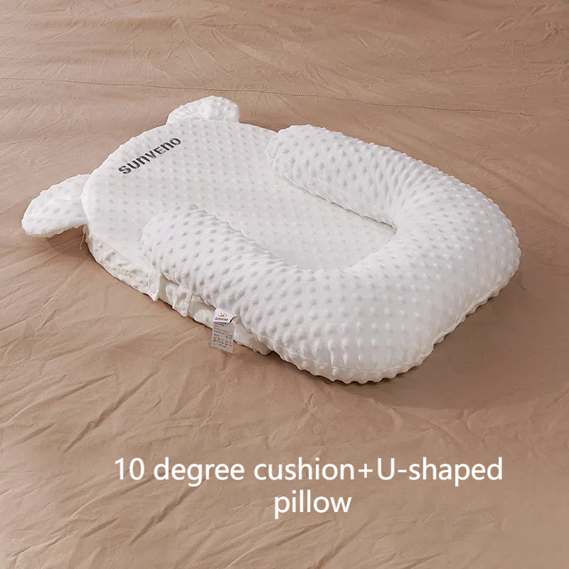Four Season Anti-Milk Overflow & Choking Pillow – Baby Feeding Tool & Anti-Spitting Slope Pad