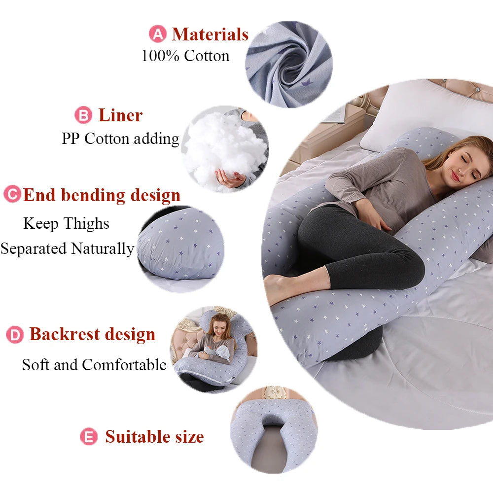 Full Body Pregnancy & Sleeping Support Pillow