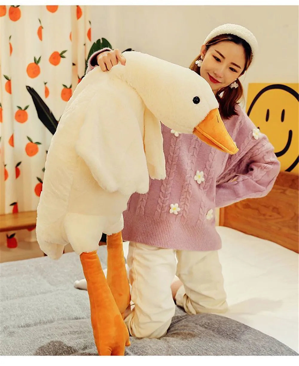 GFPAN™ Giant Plush Duck Pillow – Soft Cotton Stuffed Animal Toy (50/90/130cm)