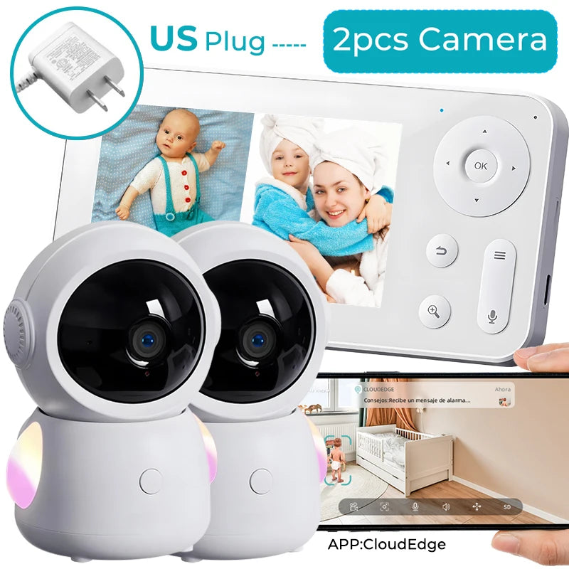 ZySecurity™ 2K 3MP Wireless Video Baby Monitor (ZY-MY06)