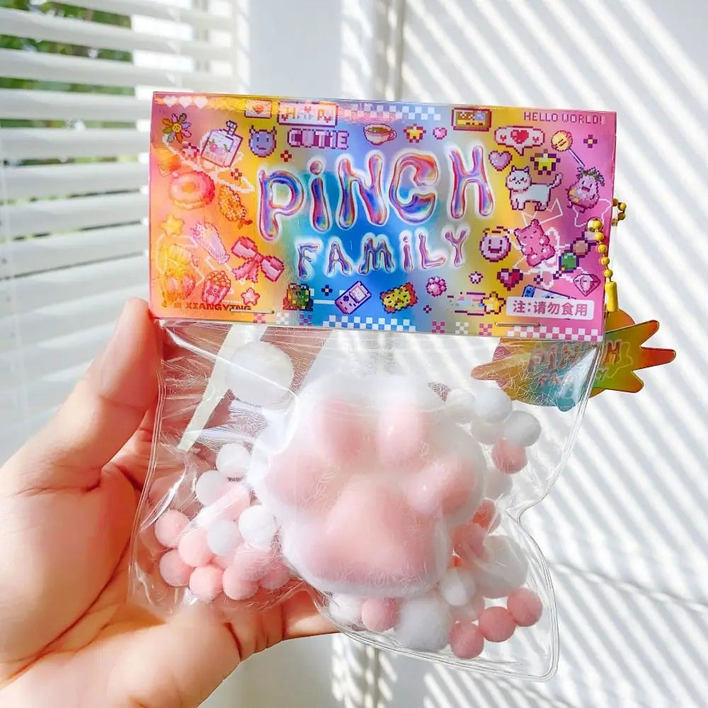 Mini Cat Paw Squeeze Toy