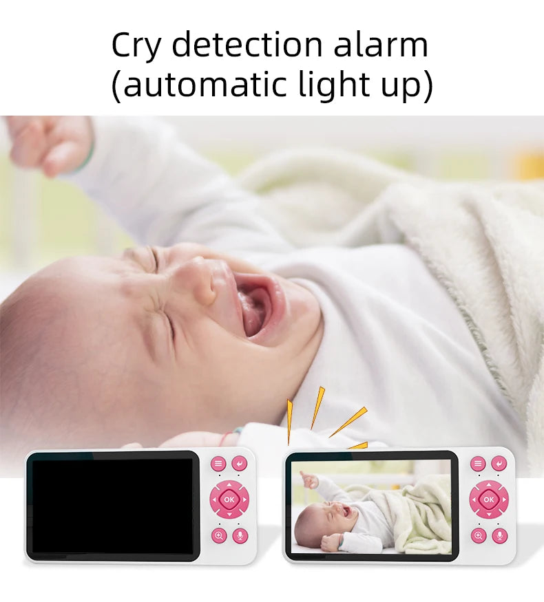 DANMINI™ 5-Inch HD Smart Baby Monitor (C8B)
