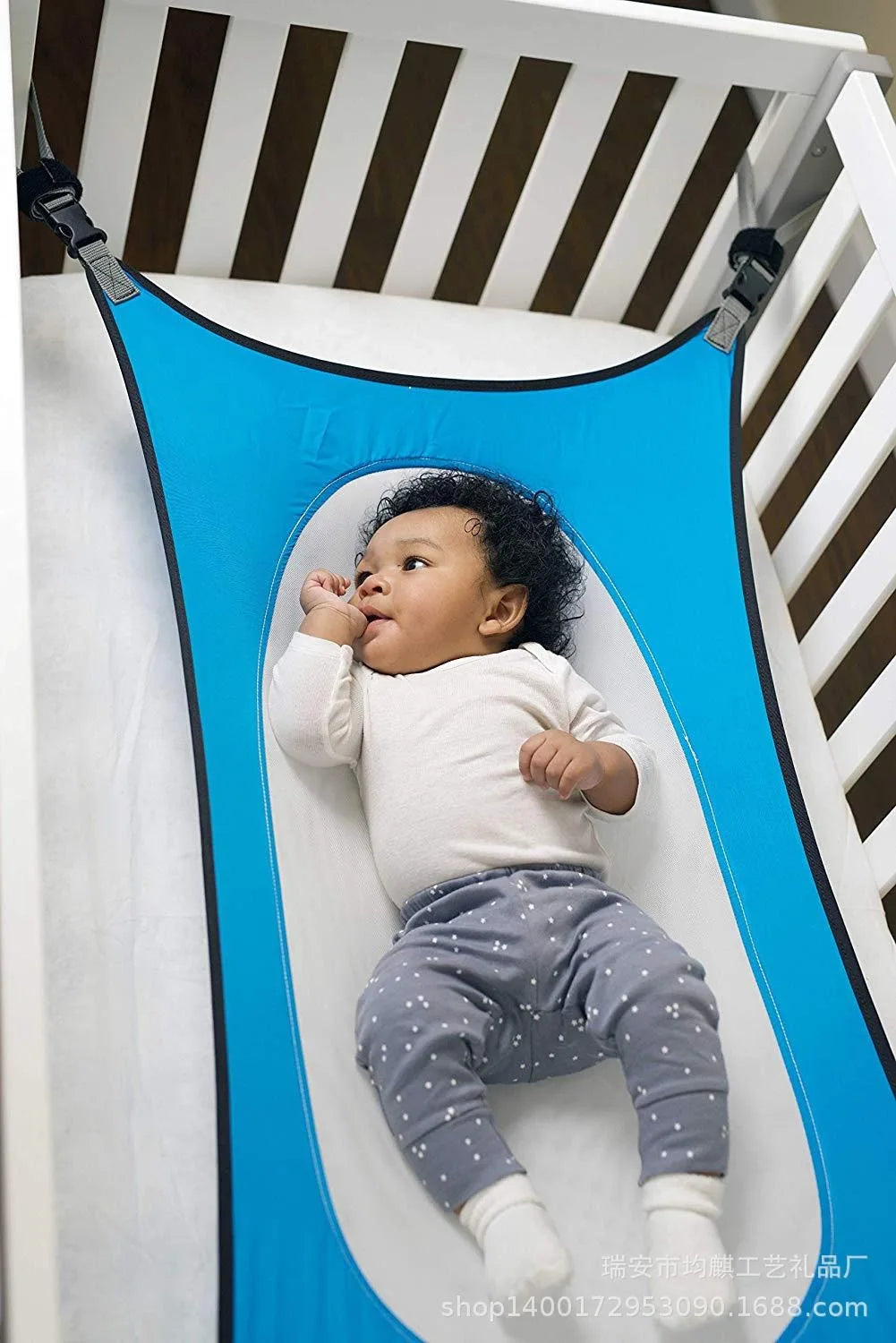 DreamNest™ Baby Hammock – Detachable Breathable Infant Crib Sleep Hammock