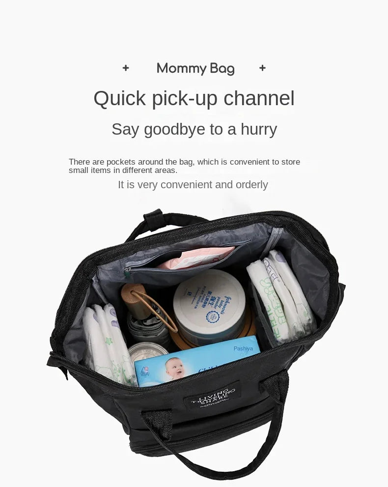 CarrySmart™ Waterproof Baby Diaper Backpack