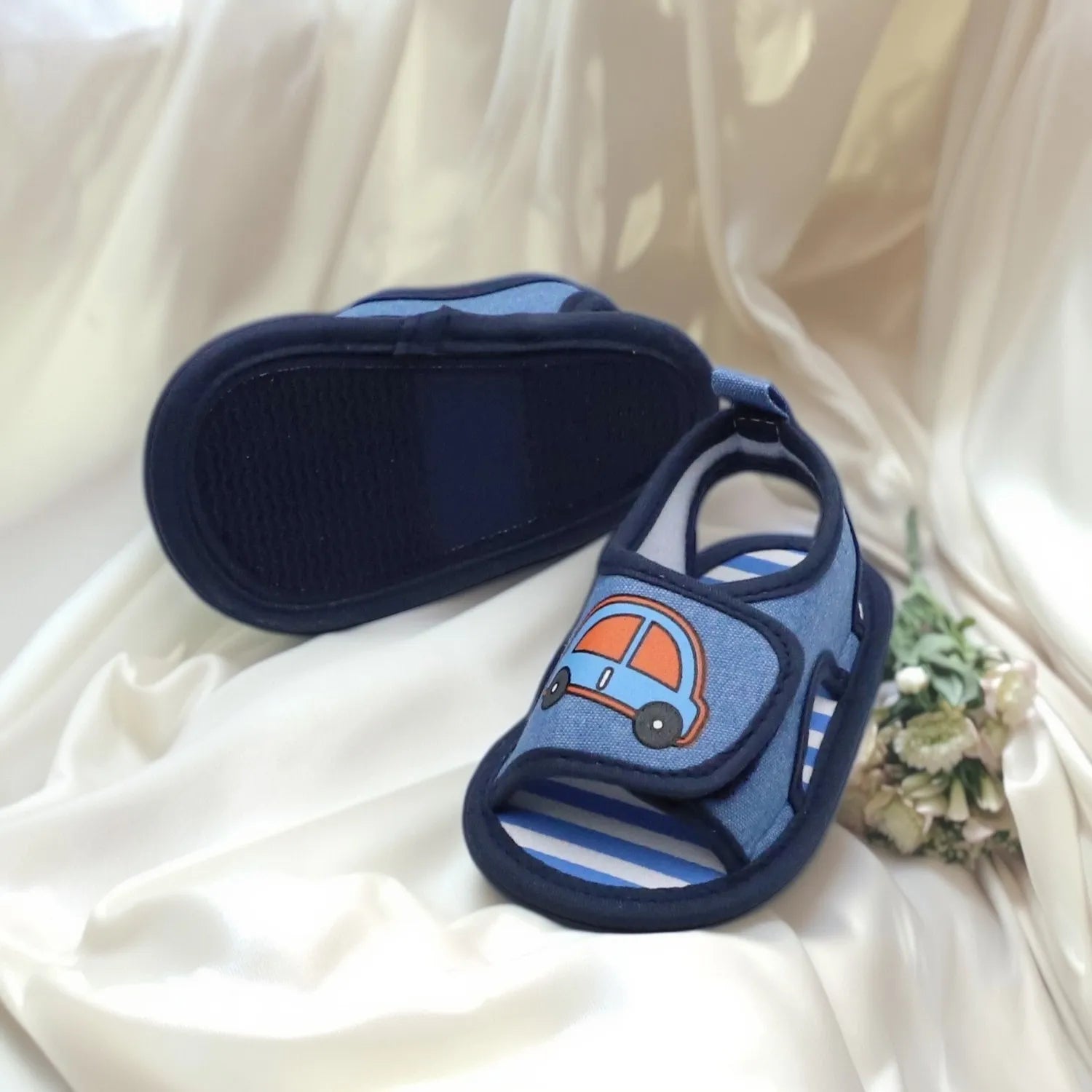 Baby First Walkers – Soft Cartoon Anti-Slip Hook & Loop