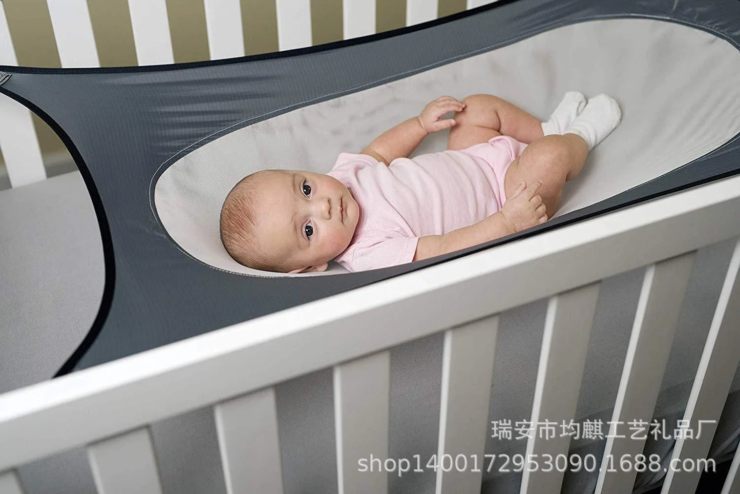 DreamNest™ Baby Hammock – Detachable Breathable Infant Crib Sleep Hammock