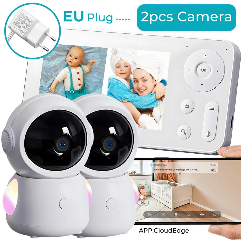 ZySecurity™ 2K 3MP Wireless Video Baby Monitor (ZY-MY06)