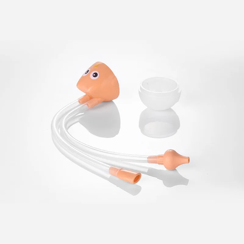 BreatheEasy™ Baby Nasal Aspirator – Safe Silicone Mouth Suction Snot Cleaner for Newborns