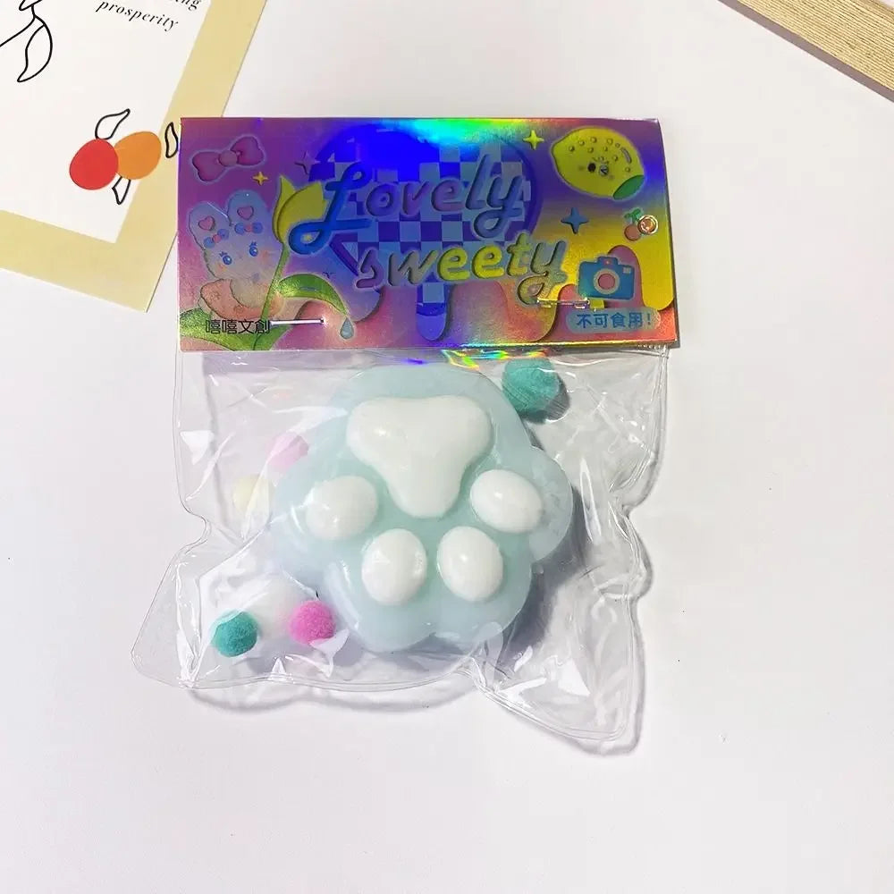 Mini Cat Paw Squeeze Toy