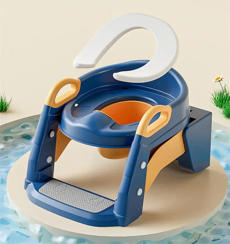 EasyPot™ Folding Baby Potty Training Seat with Step Stool Ladder – Portable Travel Toilet