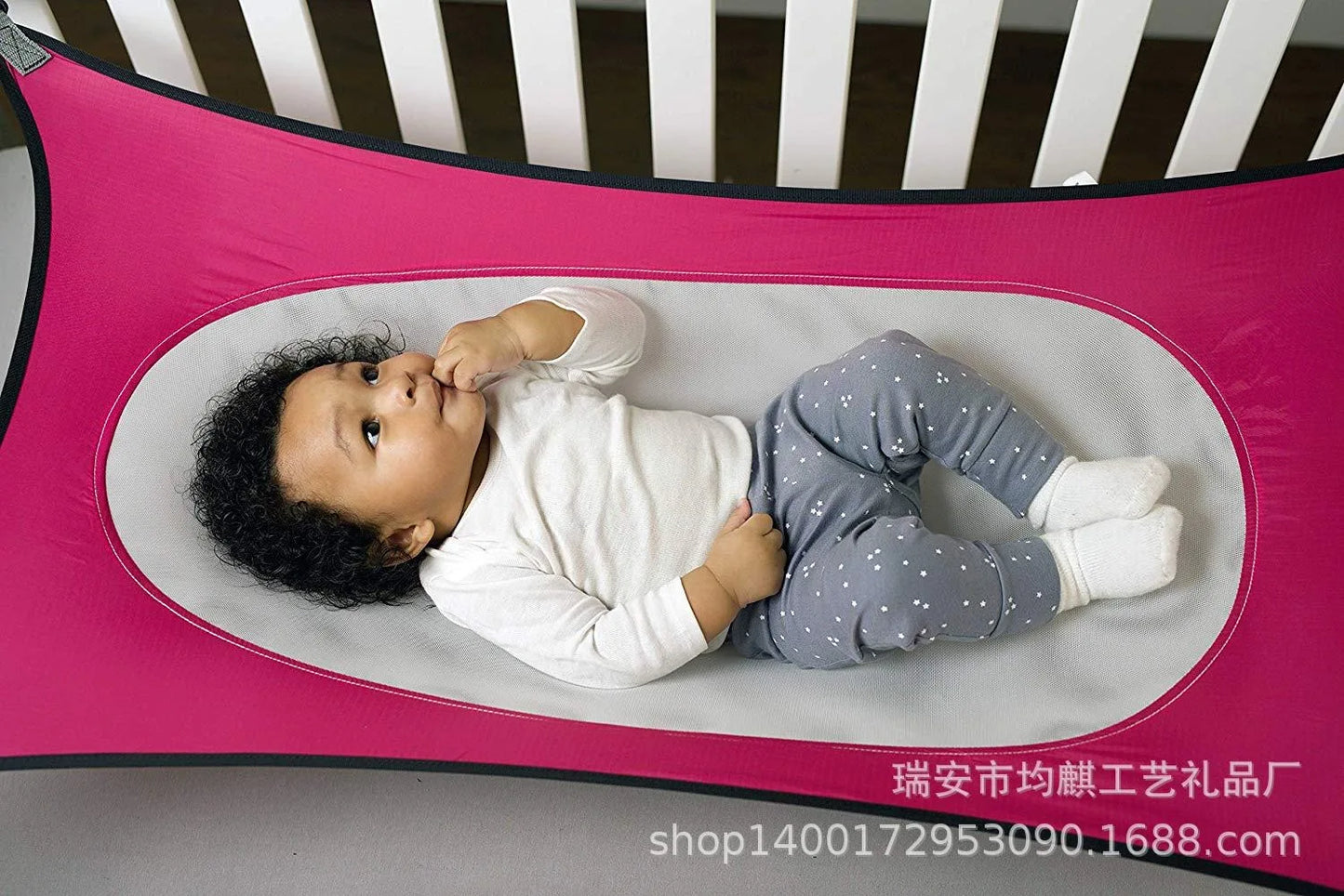 DreamNest™ Baby Hammock – Detachable Breathable Infant Crib Sleep Hammock