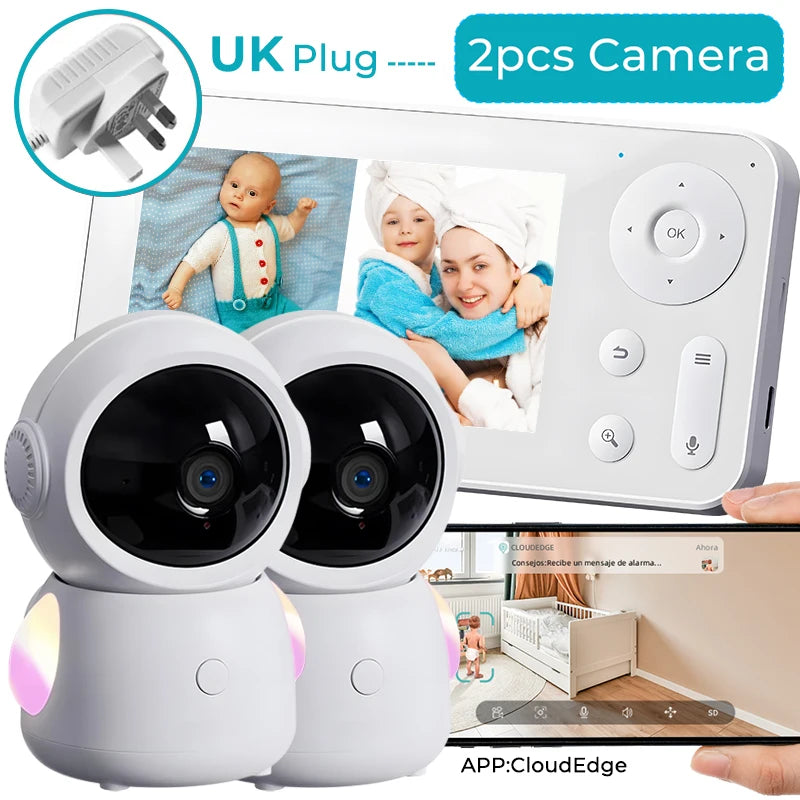 ZySecurity™ 2K 3MP Wireless Video Baby Monitor (ZY-MY06)