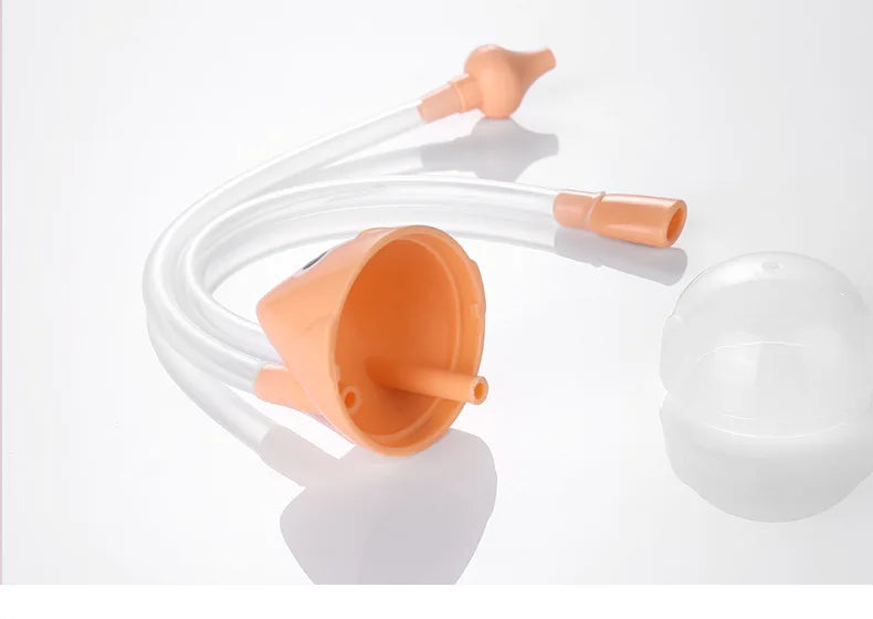 BreatheEasy™ Baby Nasal Aspirator – Safe Silicone Mouth Suction Snot Cleaner for Newborns