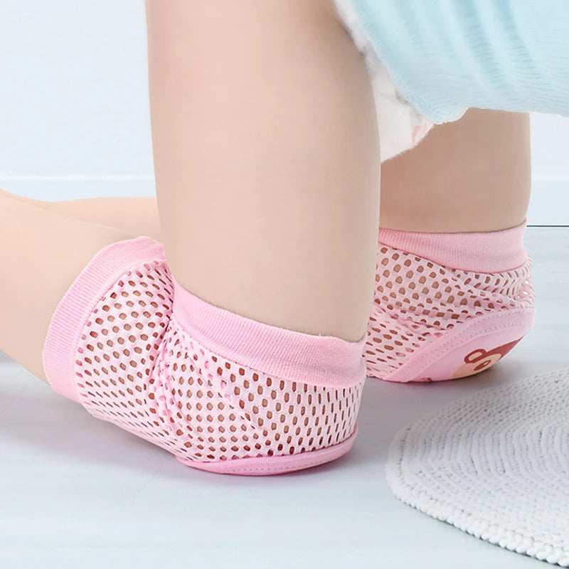 SafeKnee™ Baby Crawling Knee Pads – Drop-Resistant Toddler Knee Protectors, Lightweight & Breathable