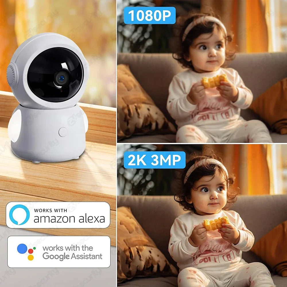 ZySecurity™ 2K 3MP Wireless Video Baby Monitor (ZY-MY06)