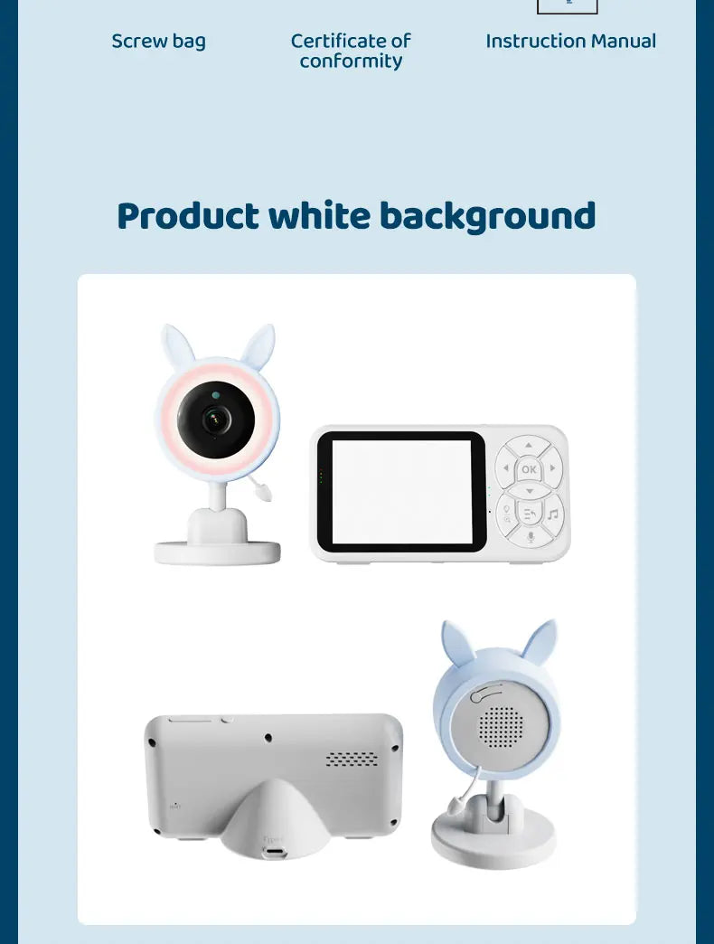 DANMINI™ 3.5" IPS Color Video Baby Monitor (C4L)