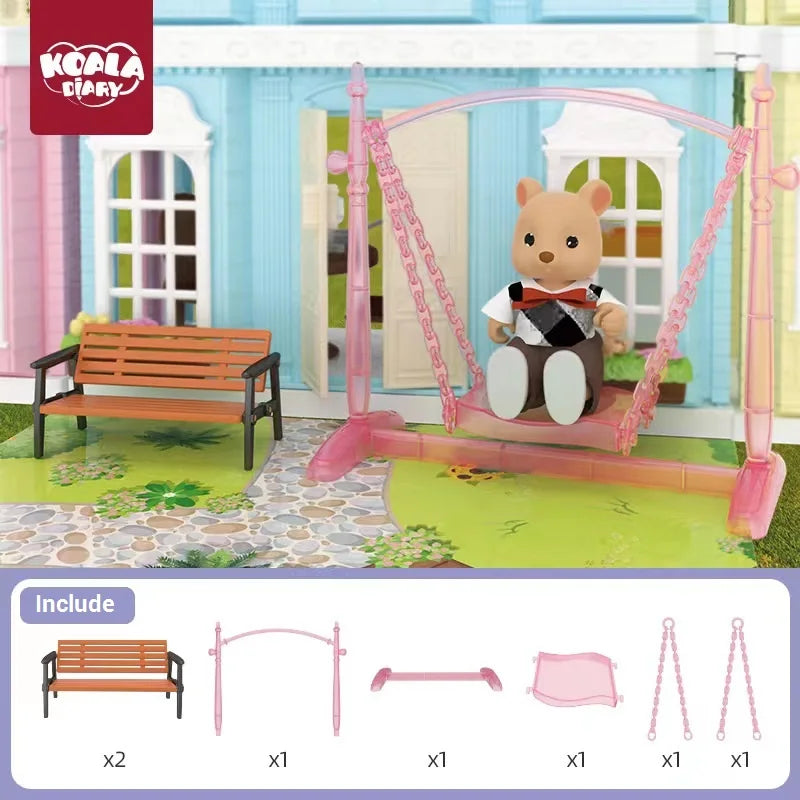 Miniature Dollhouse Furniture Set for Kids