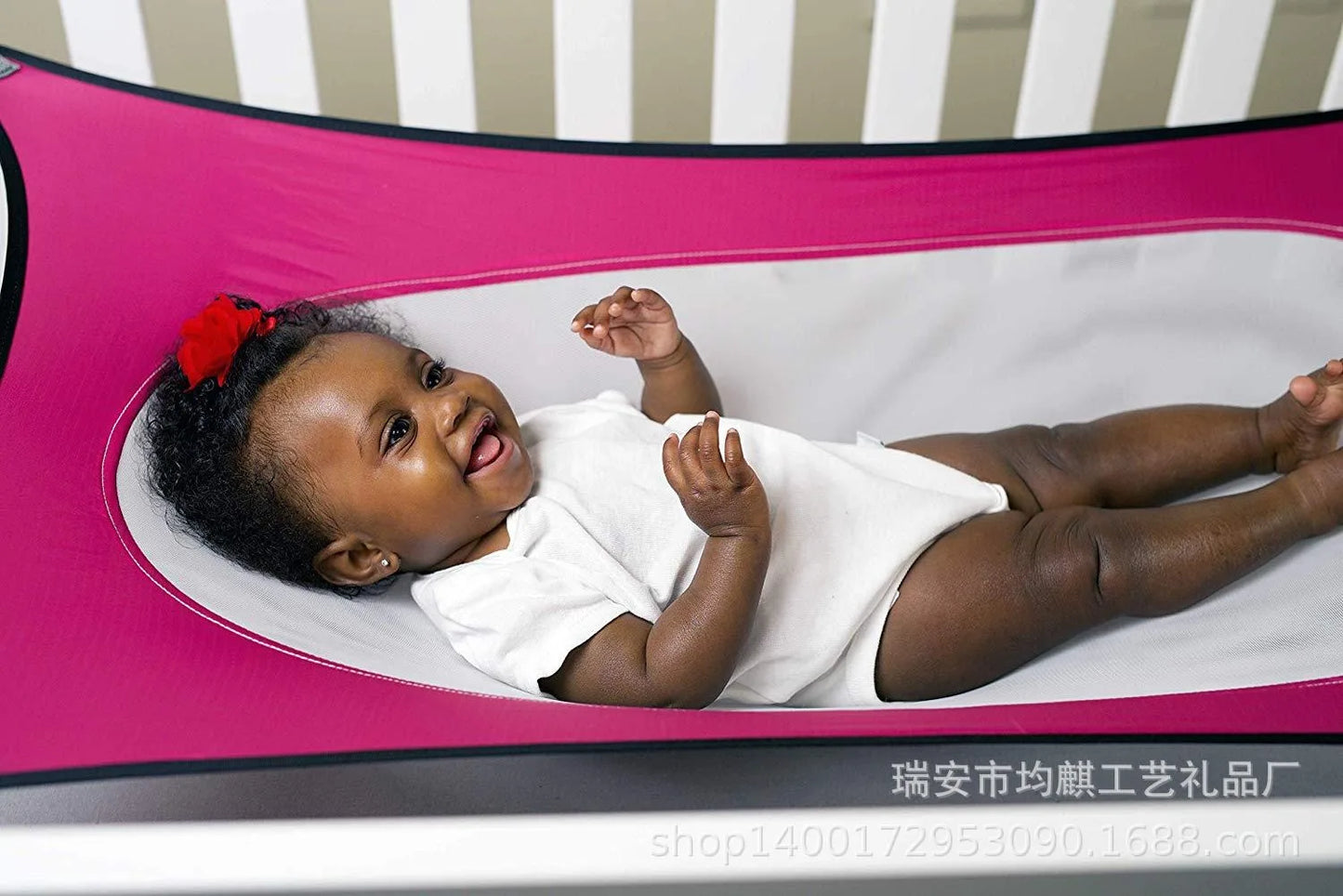 DreamNest™ Baby Hammock – Detachable Breathable Infant Crib Sleep Hammock