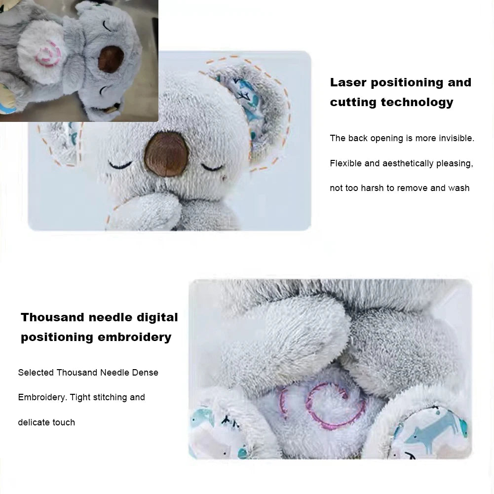 DreamKoala™ Musical Plush Toy – Breathing & Lullaby Koala for Baby Sleep and Play