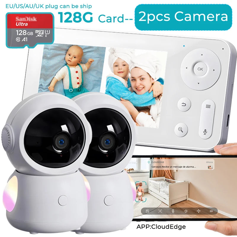 ZySecurity™ 2K 3MP Wireless Video Baby Monitor (ZY-MY06)
