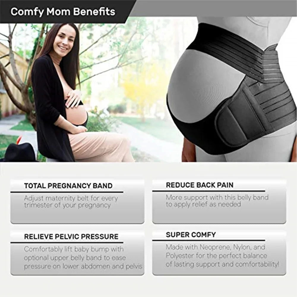 MumCare™ Cotton Pregnancy Belly Support Band