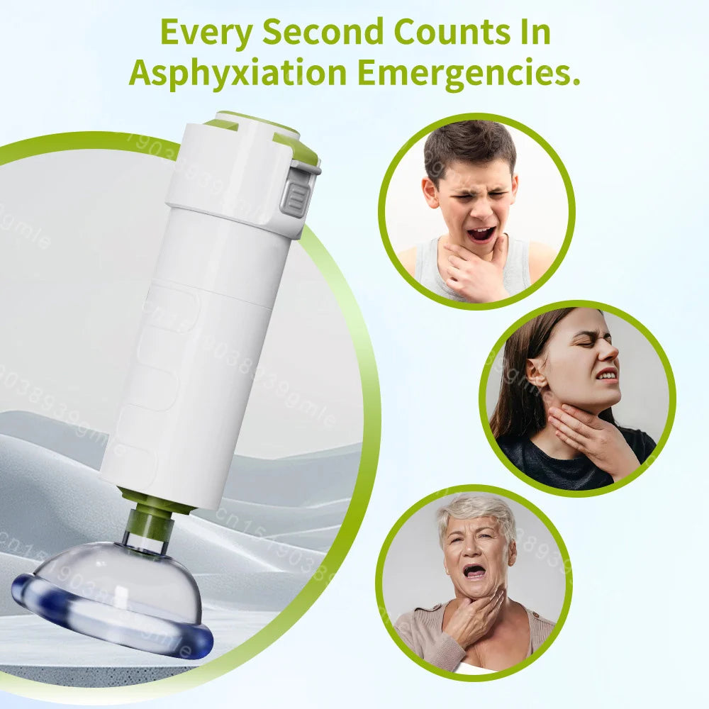 AirSave™ Choking Rescue Device – Portable First Aid Suction Tool for Emergency Training