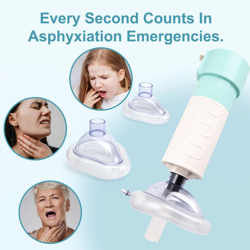 AirSave™ Choking Rescue Device – Portable First Aid Suction Tool for Emergency Training