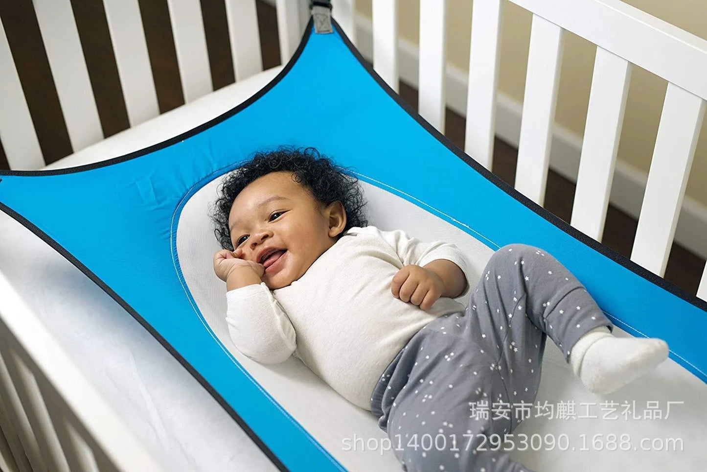 DreamNest™ Baby Hammock – Detachable Breathable Infant Crib Sleep Hammock