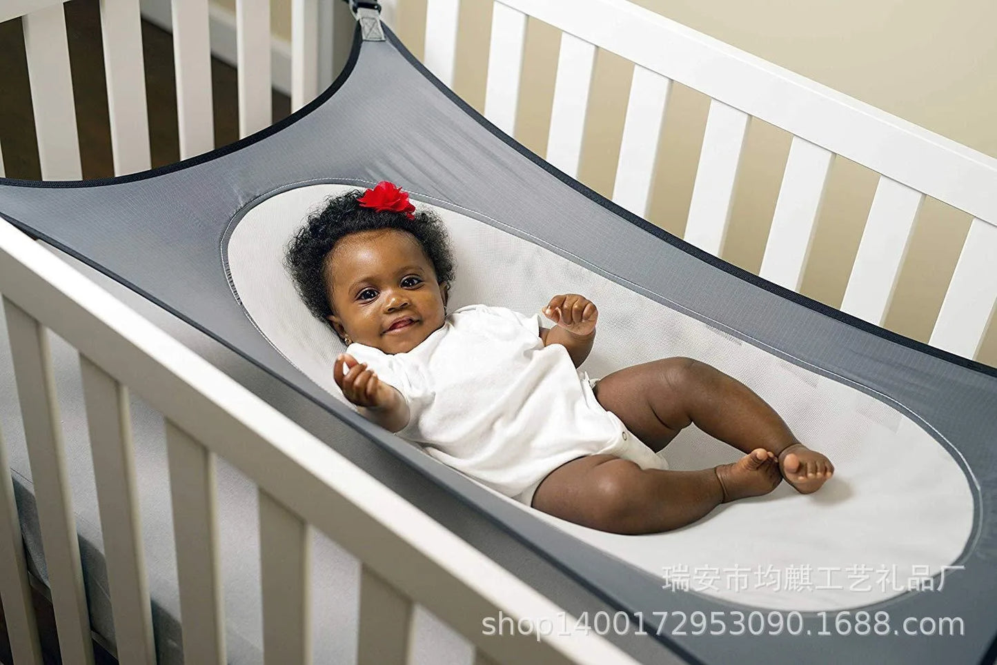 DreamNest™ Baby Hammock – Detachable Breathable Infant Crib Sleep Hammock