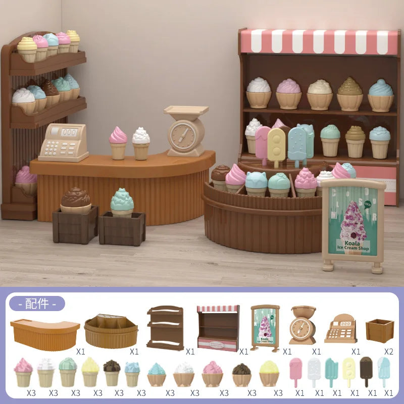 Miniature Dollhouse Furniture Set for Kids