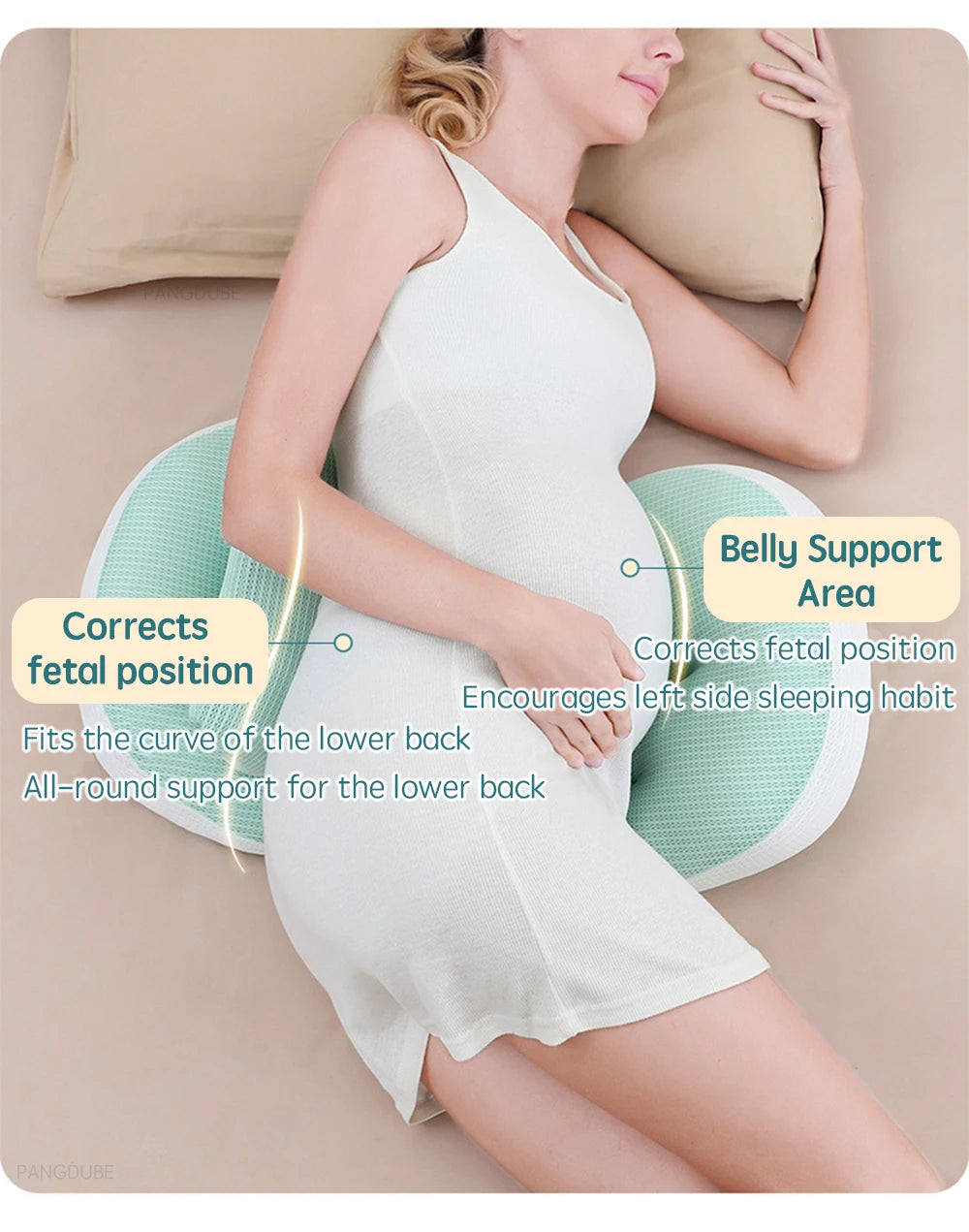 Adjustable Pregnancy Body Pillow