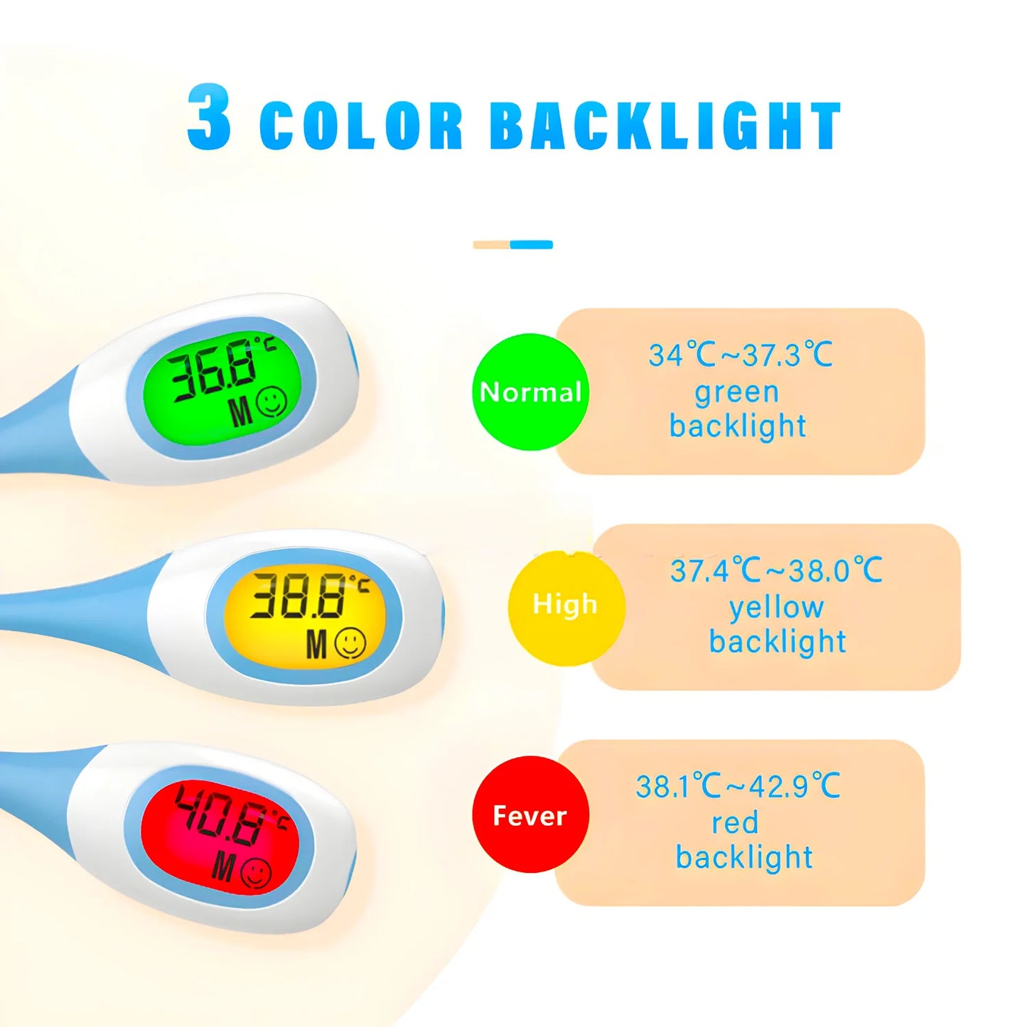 InstaTemp™ Digital Infrared Thermometer – Non-Contact Forehead & Body Temperature Monitor for Baby & Adult