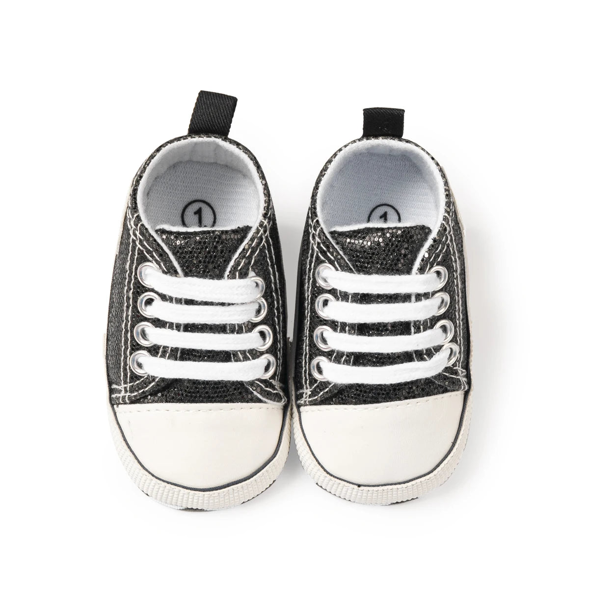 Newborn Baby Sequins Canvas Shoes