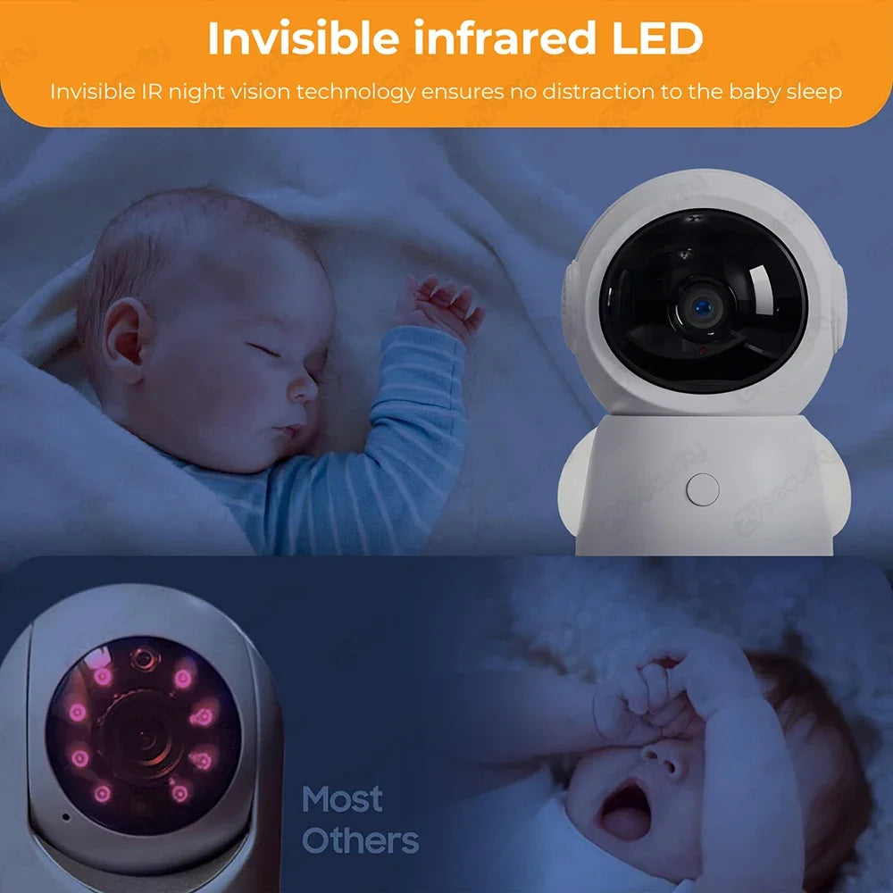 ZySecurity™ 2K 3MP Wireless Video Baby Monitor (ZY-MY06)
