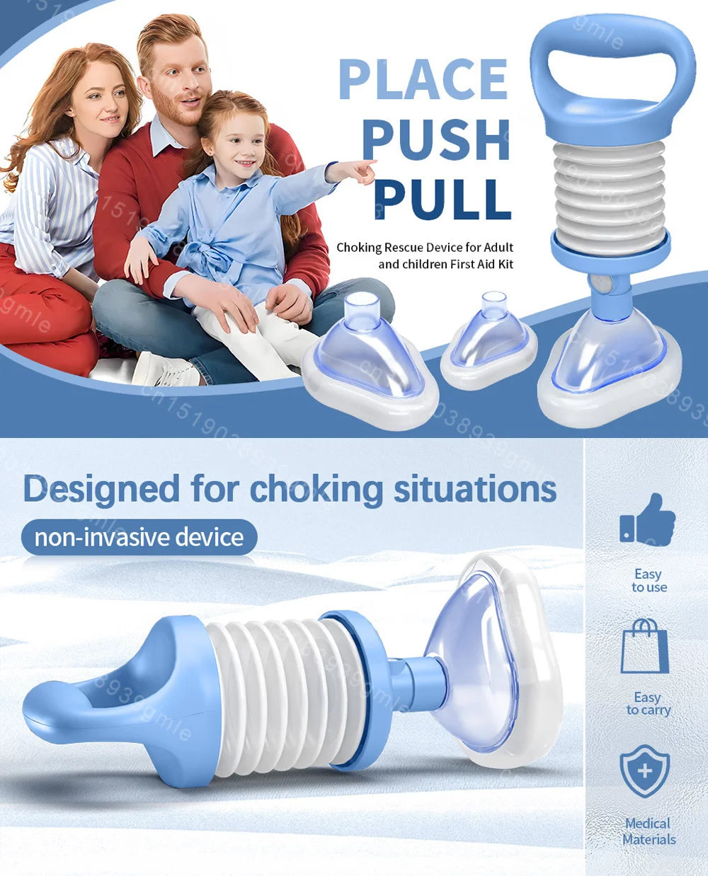 AirSave™ Choking Rescue Device – Portable First Aid Suction Tool for Emergency Training