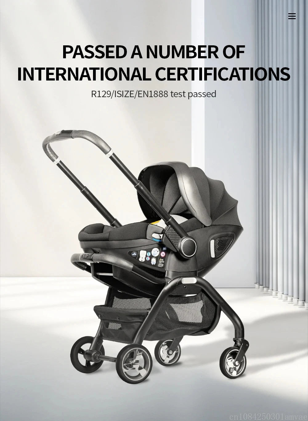 AuraPicks™ 4-in-1 Baby Stroller & Car Seat Combo