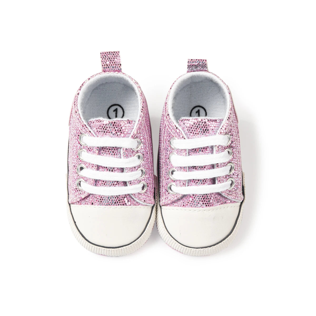 Newborn Baby Sequins Canvas Shoes