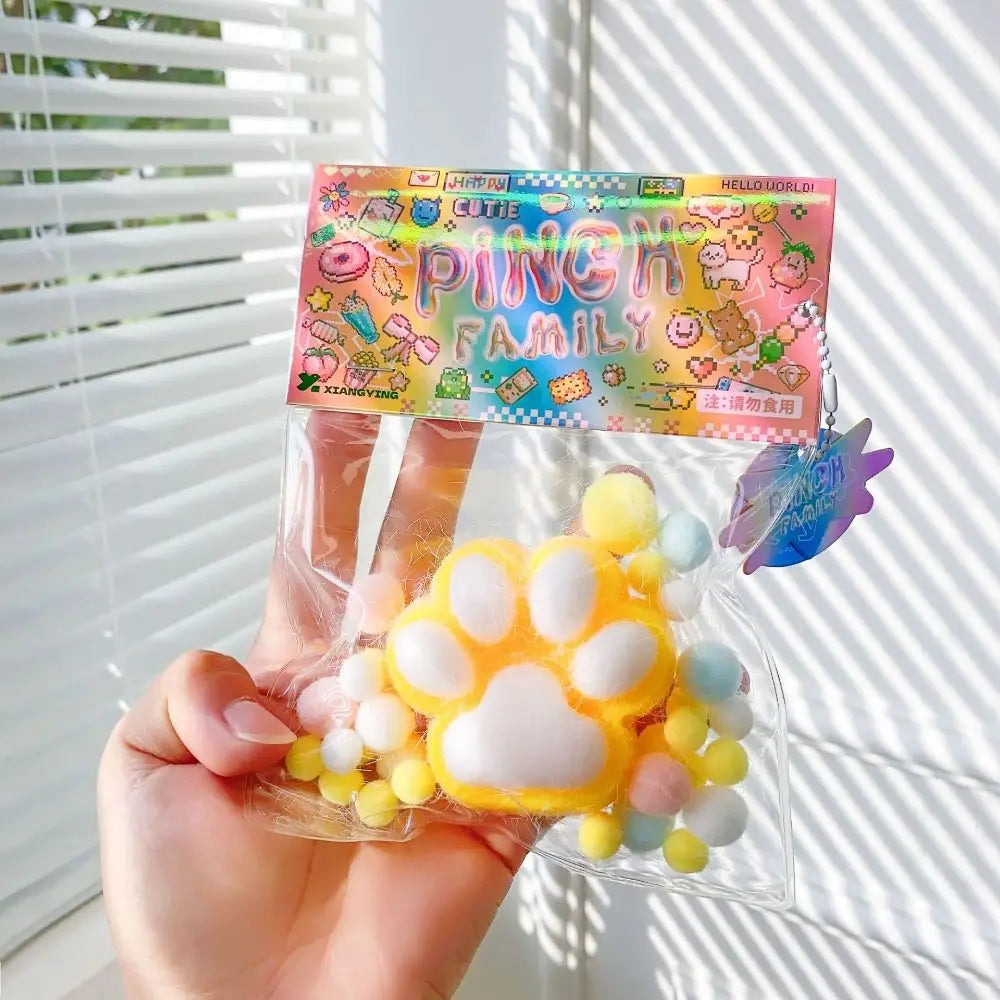 Mini Cat Paw Squeeze Toy