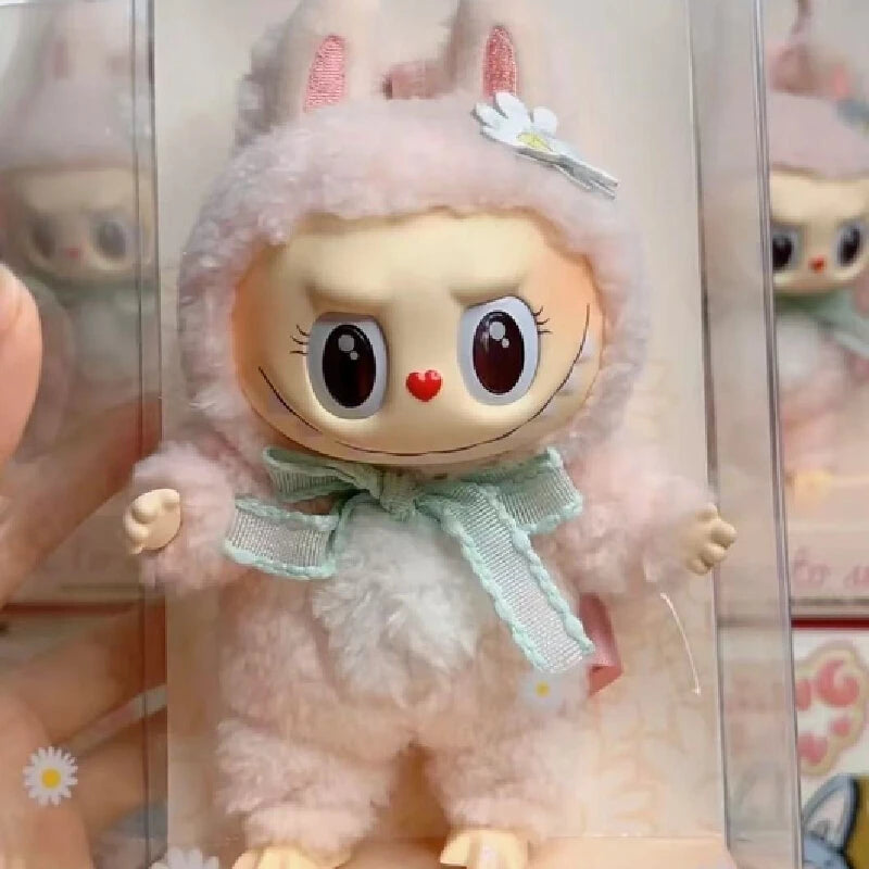 Labubu™ Sweetheart Doll – Mokoko 1st Gen Remastered Mini Plush Pendant | 17CM Vinyl Kawaii Collectible by Hot Toys