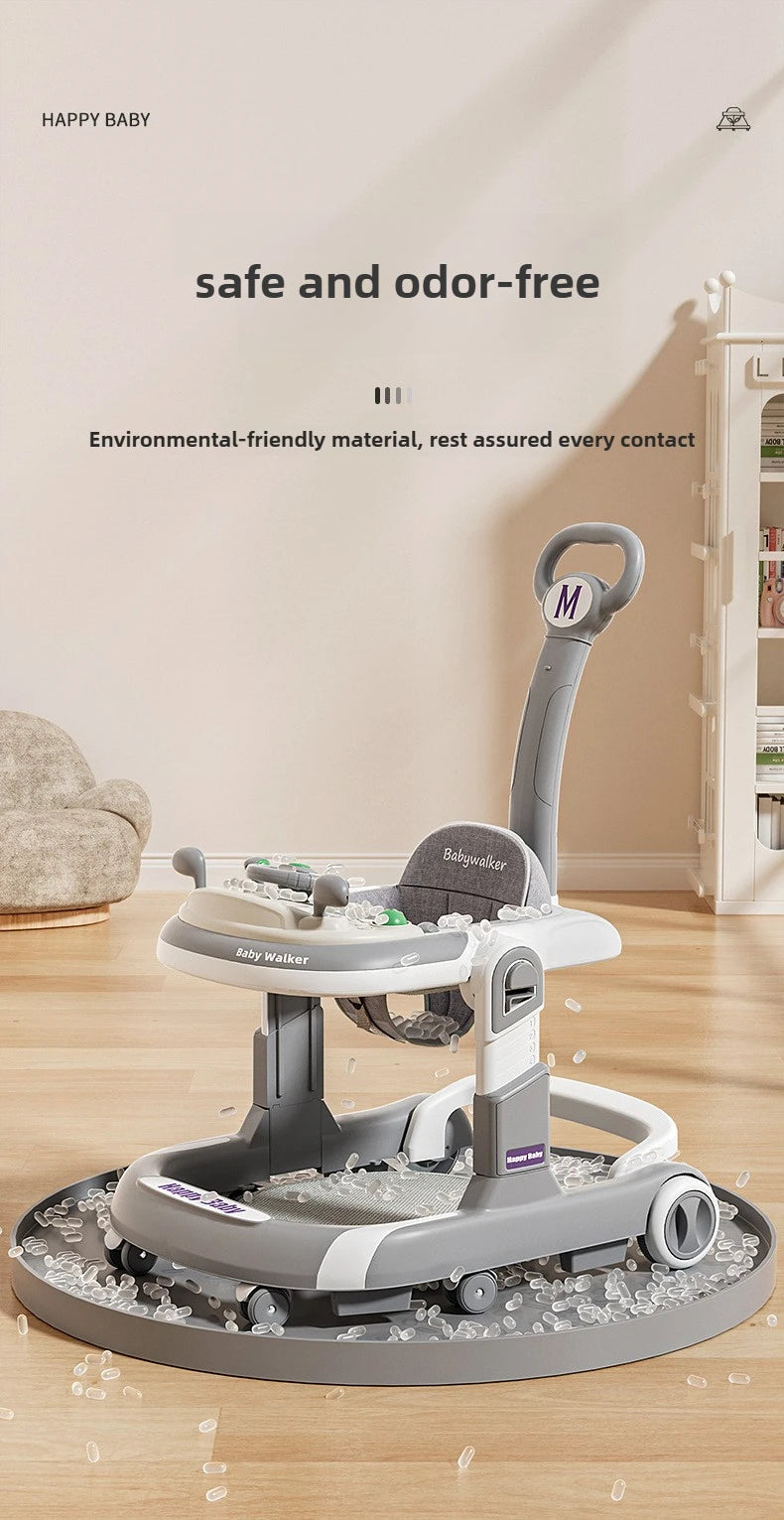 SafeStep™ Foldable Baby Walker – Ergonomic 4-Wheel Walker with Safety Features
