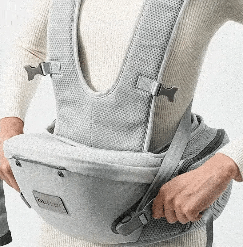 AIBEDILA™ Ergonomic Waist-Stool Baby Carrier – Anti-Gravity Comfort 20kg+