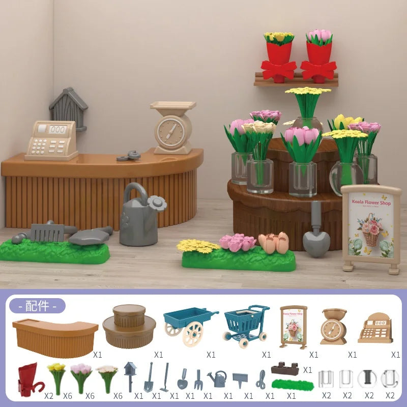 Miniature Dollhouse Furniture Set for Kids