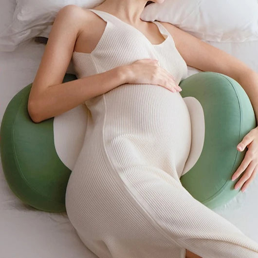 AIBEDILA™ Maternity U-Shaped Support Pillow – Comfort Cushion for Belly, Waist & Side Sleep | 38x38x4cm Polyester Fiber