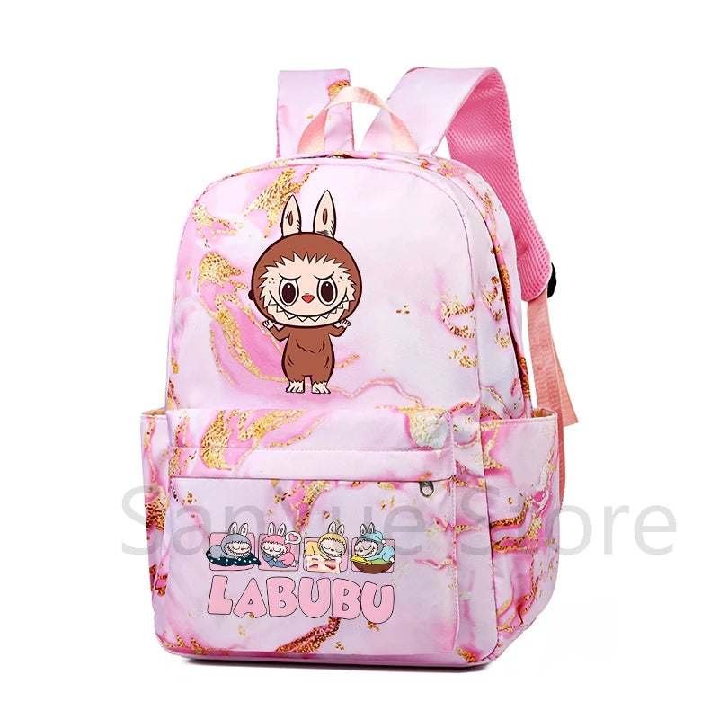 MINISO™ 4-in-1 Anime School Backpack Set – Waterproof Canvas Bag , Lunch Bag, Pen Case & Water Bottle