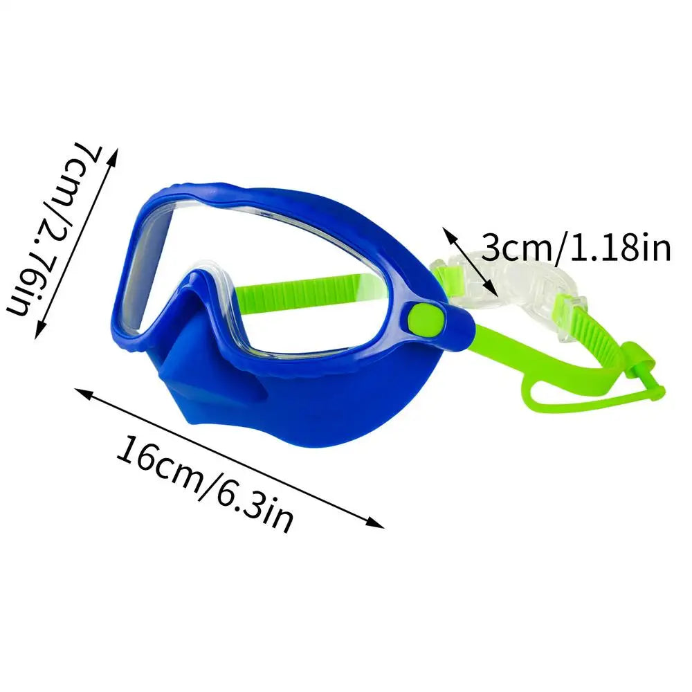 SplashGuard™ Kids Swim Goggles with Nose Cover – Anti-Fog, Leak-Proof, Adjustable & Comfortable for Swimming & Diving
