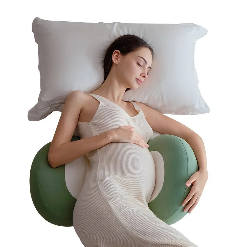 AIBEDILA™ Maternity U-Shaped Support Pillow – Comfort Cushion for Belly, Waist & Side Sleep | 38x38x4cm Polyester Fiber