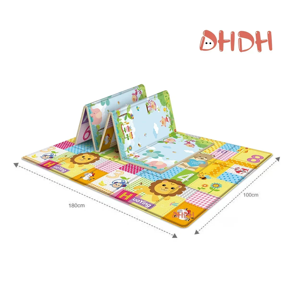 PlayJoy™ Foldable Baby Play Mat – Educational, Soft & Portable Kids Carpet