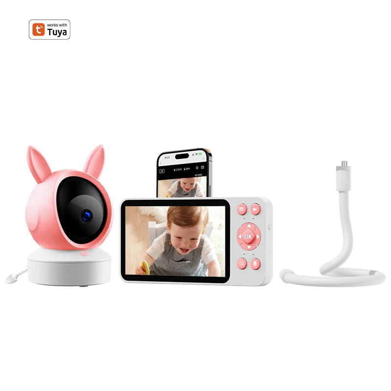 DANMINI™ 5-Inch HD Smart Baby Monitor (C8B)