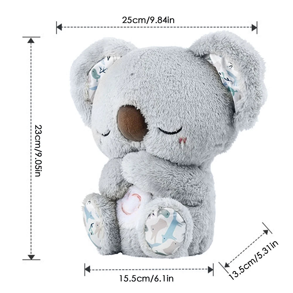 DreamKoala™ Musical Plush Toy – Breathing & Lullaby Koala for Baby Sleep and Play