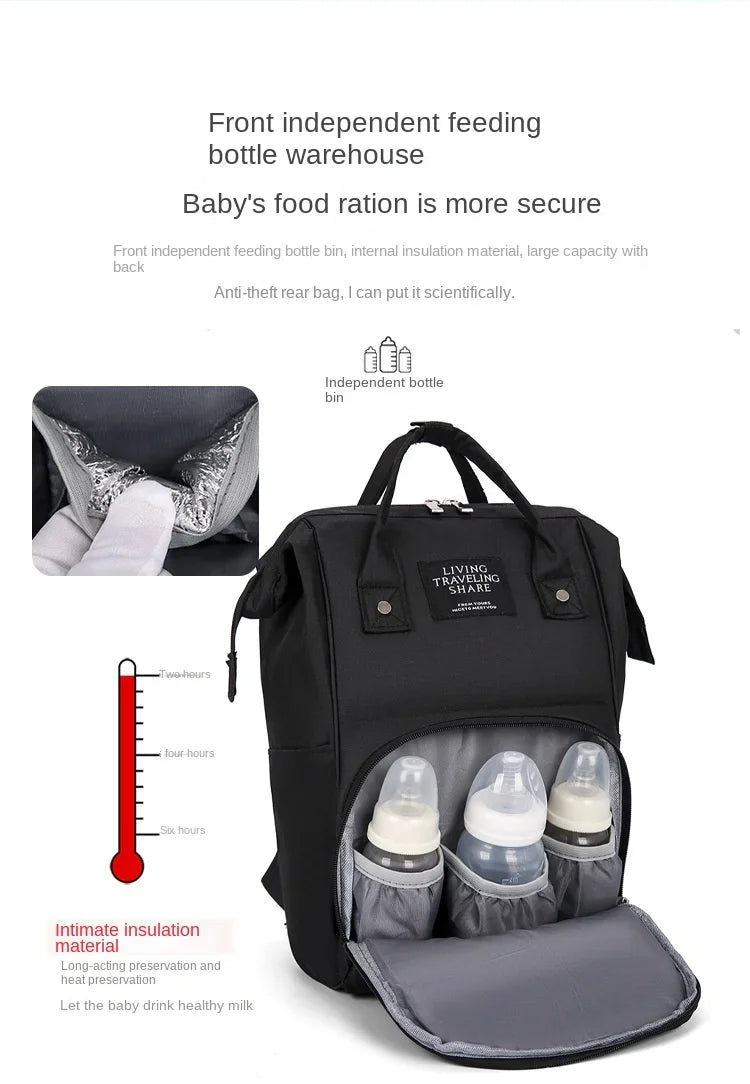CarrySmart™ Waterproof Baby Diaper Backpack